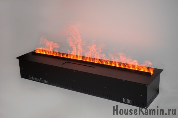 Электрический паровой очаг Schones Feuer 3D FireLine 1000 Blue Wi-Fi с эффектом 