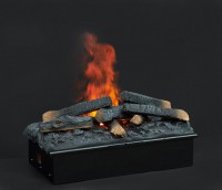 Электрокамин с 3D эффектом живого огня и пламени Alex Bauman 3D Fog 24 Cassette с пультом Д.У.